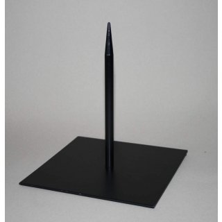 Skulpturenständer schwarz 25 x 25 x 25 cm