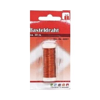 Effektdraht Basteldraht 0,3mm Kuper 30 m lang
