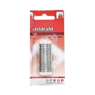 Effektdraht Basteldraht 0,3mm Silber 30 m lang